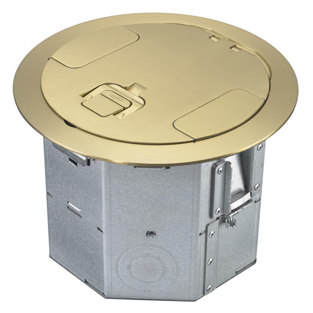 ROUND AFB, 4-G, 6.5IN DEEP, BRASS COVER