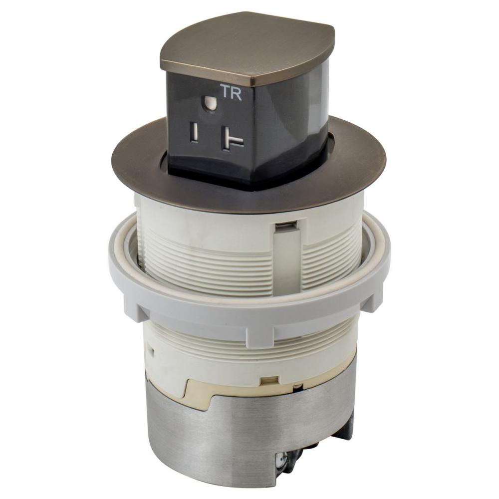 20A KIT KTCN CNTR RCPT FLUSH BRONZE