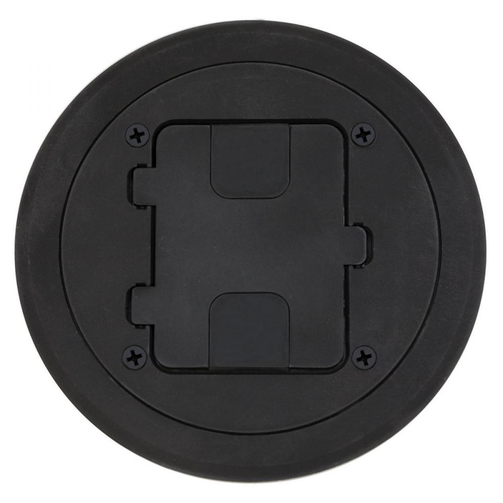FLOOR BOX, DOOR FOR RF400, NM, BLACK