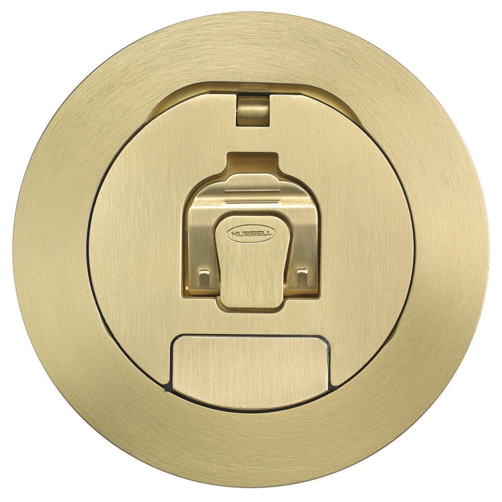 S1R 4, COVER, BRASS PLATED