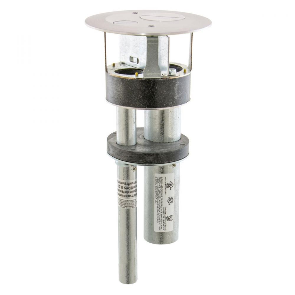 S1R4, FURN FEED A/V FIT,W/BRUSH ALU CVR