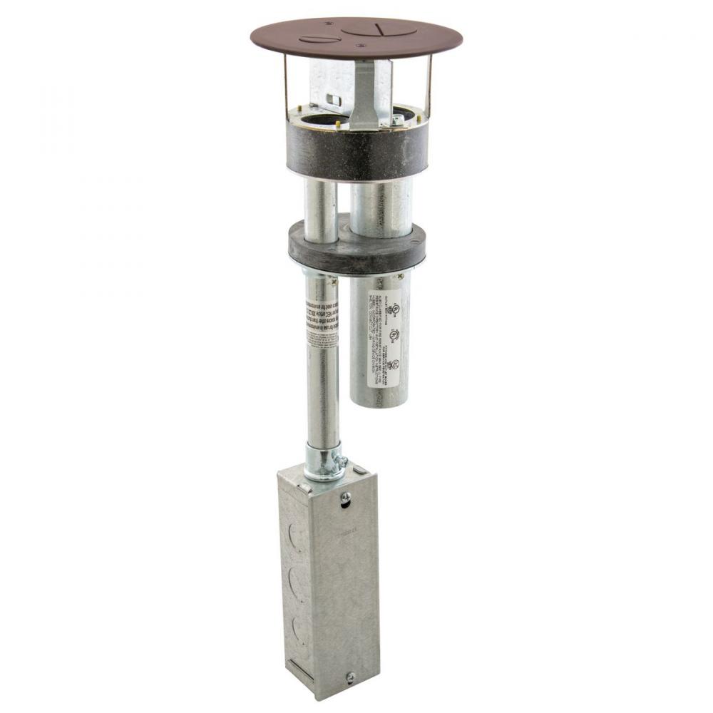 S1R4,FURN FEED A/V FIT,W/BRNZ PLD CVR/JB