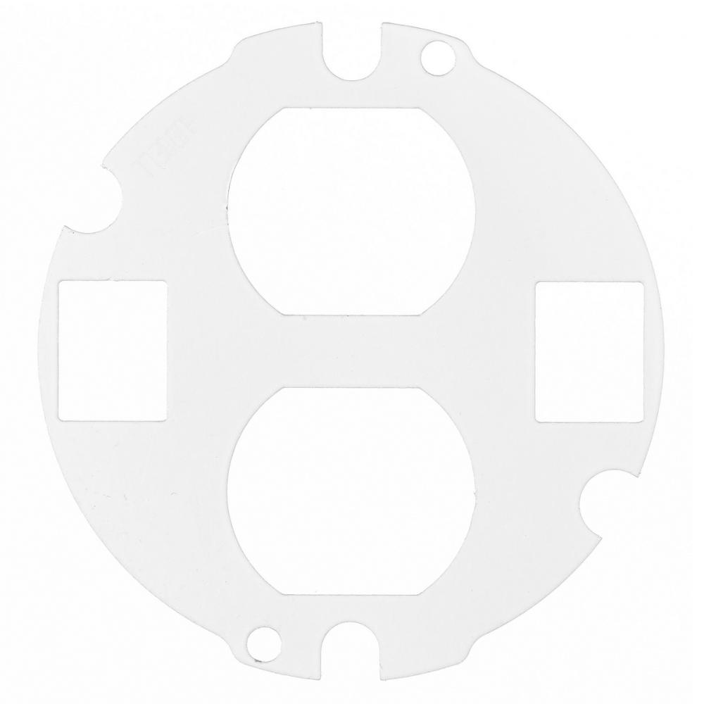 S1R 4, SUB-PLATE, 1 DUPLEX & 2 KEYSTONE