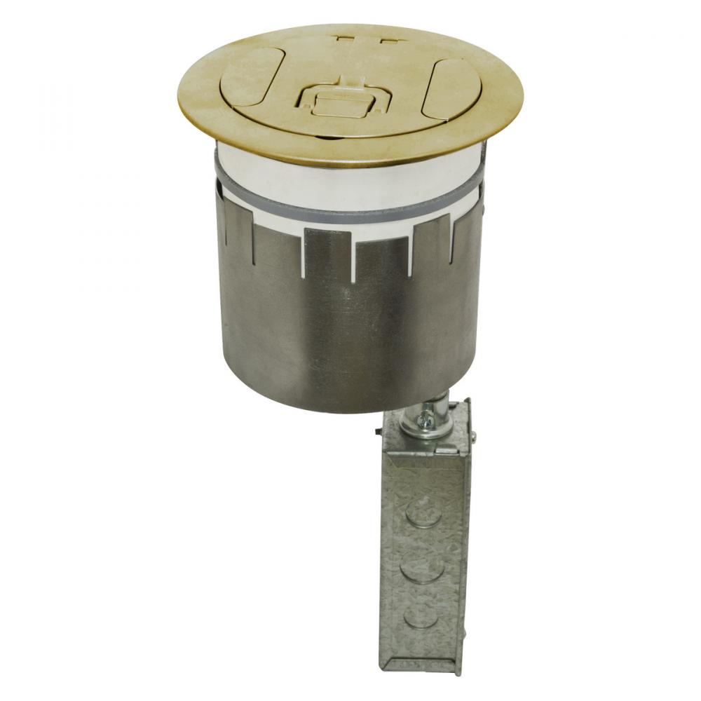 S1R FRPT 6, 2x 20A, 2 STYLE LINE BRASS
