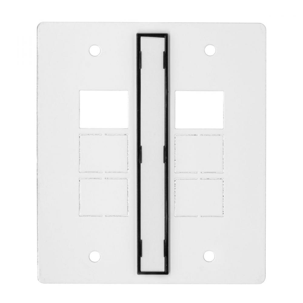 S1R FRPT 8SP C2, 6 JACK KO/LABEL FIELD