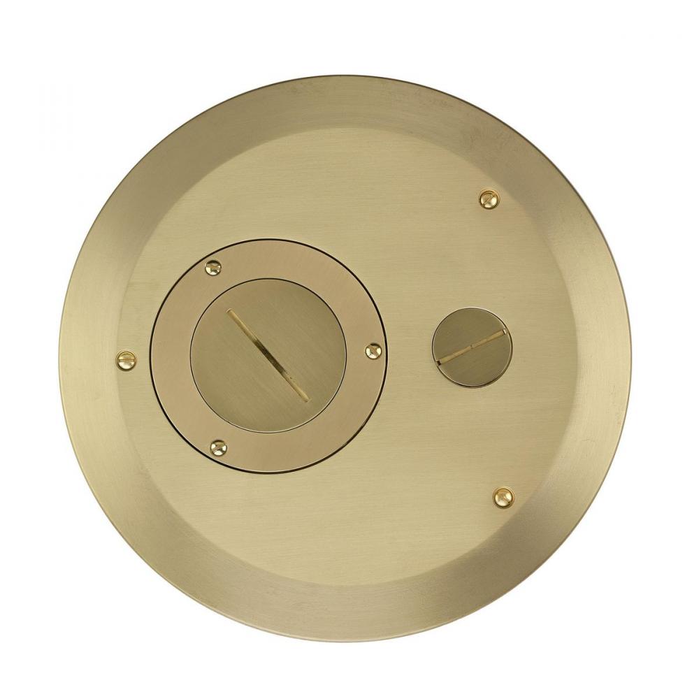 S1R FRPT 8 IN FURNITURE FEED CVR, BRASS