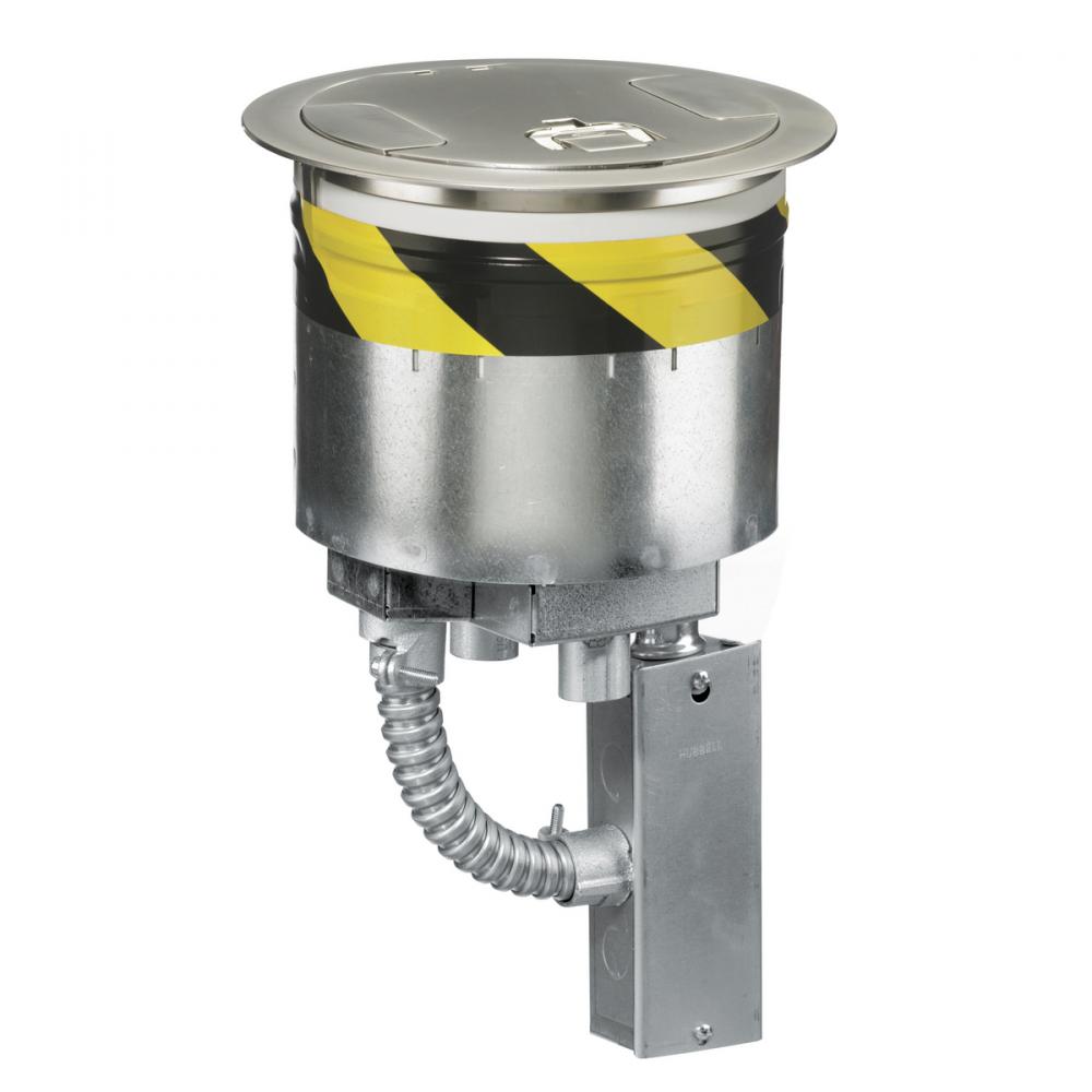 S1R FRPT 8, 4X20A RECEP, 1+1 EMT NICKEL