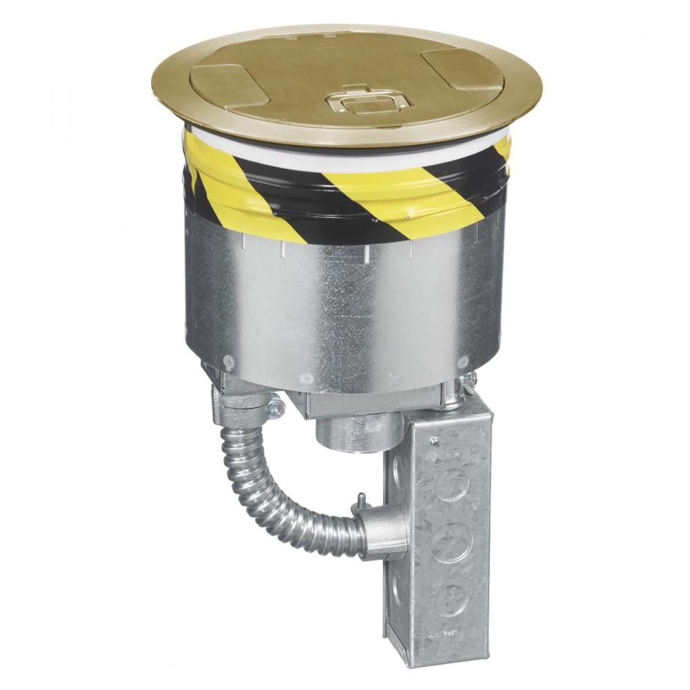 S1R FRPT 8, 4X20A RECEP, 2 EMT, BRASS