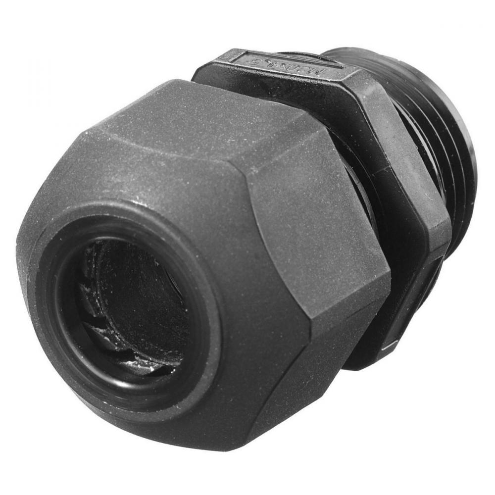 CORD CONN, LOW PRO, 1&#34;NPT,  BK, 300 PACK