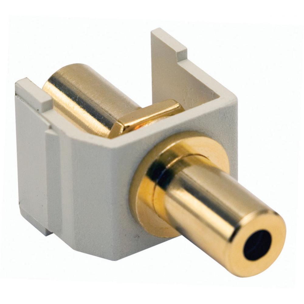 SNAP-FIT, KEYSTONE,3.5MM,F/F,GOLD,OW