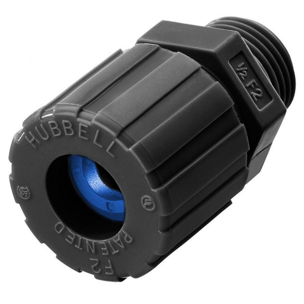 CORDCONN, STR ML, .38-.50&#34;, 1/2&#34;, NYL,BK