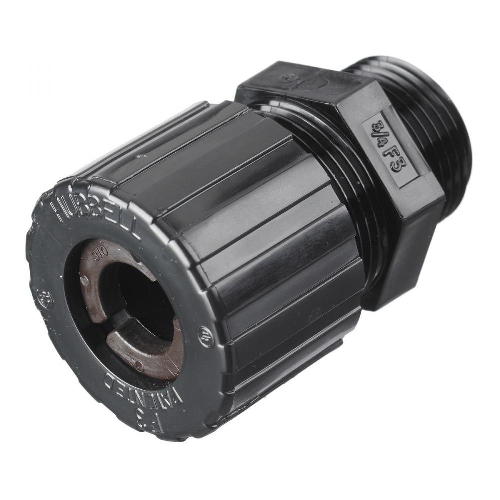 CORDCON, STR ML, .50-.63&#34;, 3/4&#34;, NYL, BK