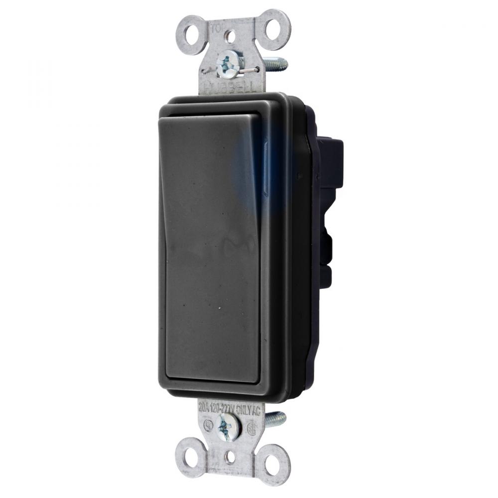 SWITCH,SNAP,DECSP,IL,15A120/277,BK,NA
