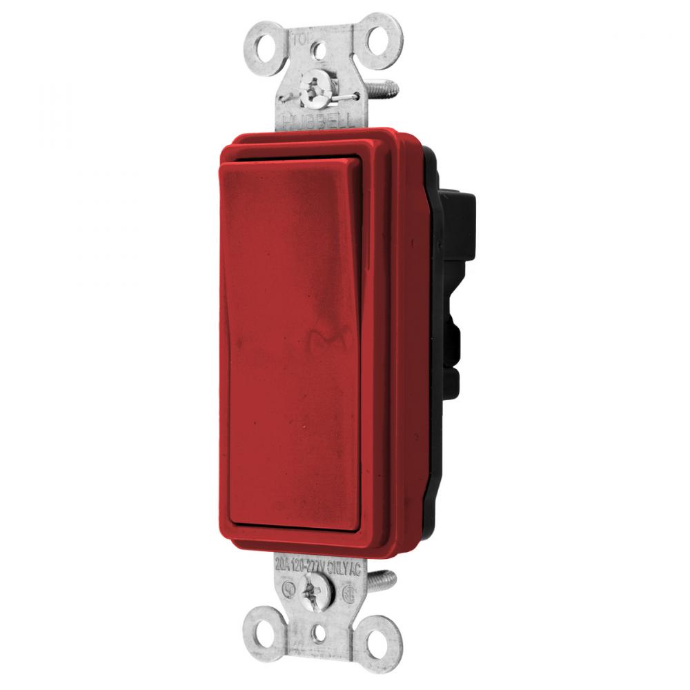 SWITCH,SNAP,DEC,3W,20A120/277V,RD,NA
