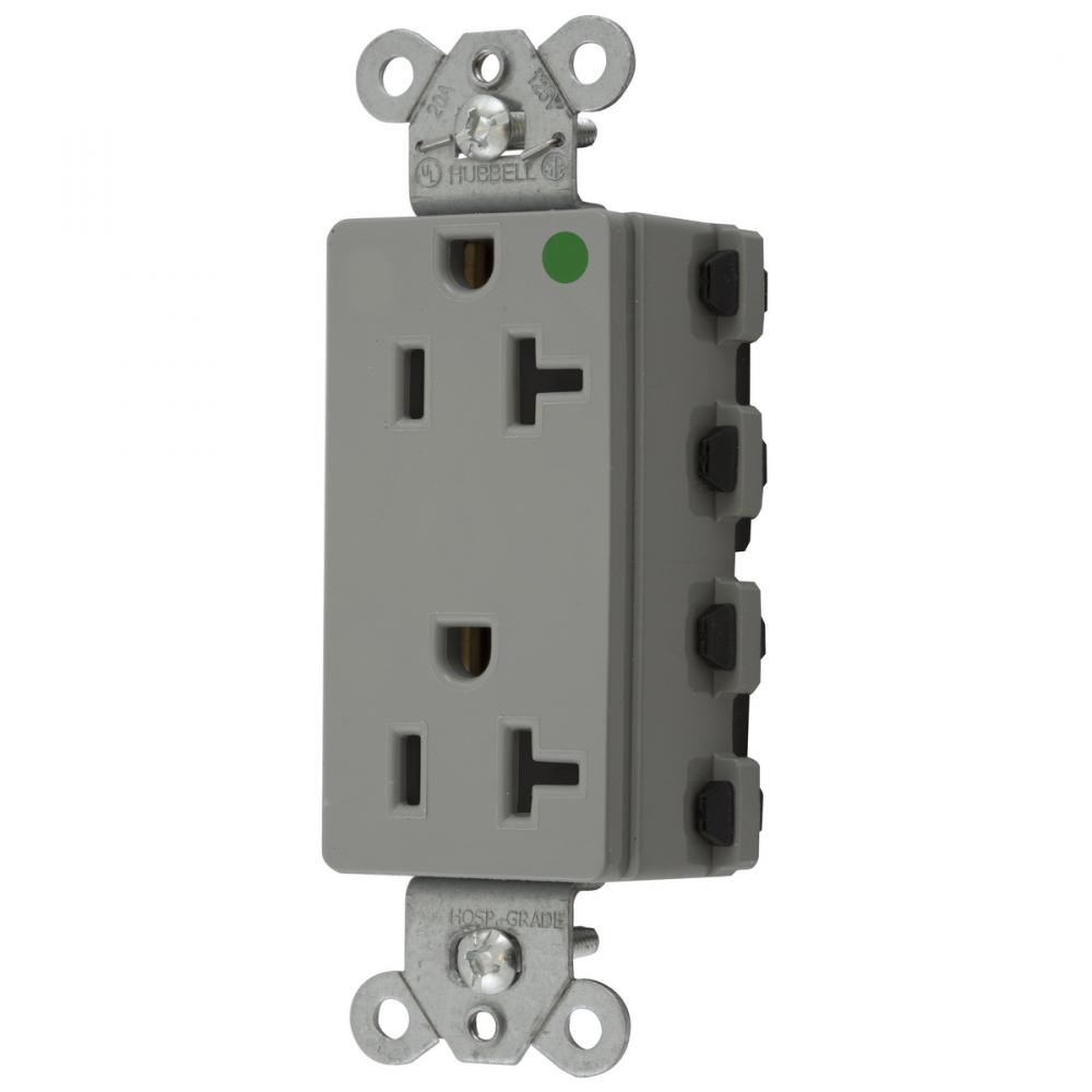 SNAP2CONNECT 20A/125V HG DECO, GRAY