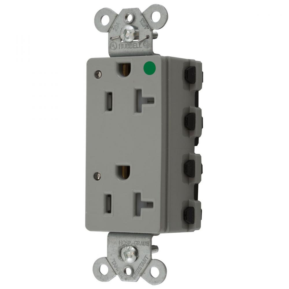 SNAPCONNECT DECO HG 20A/125V LED TR GR