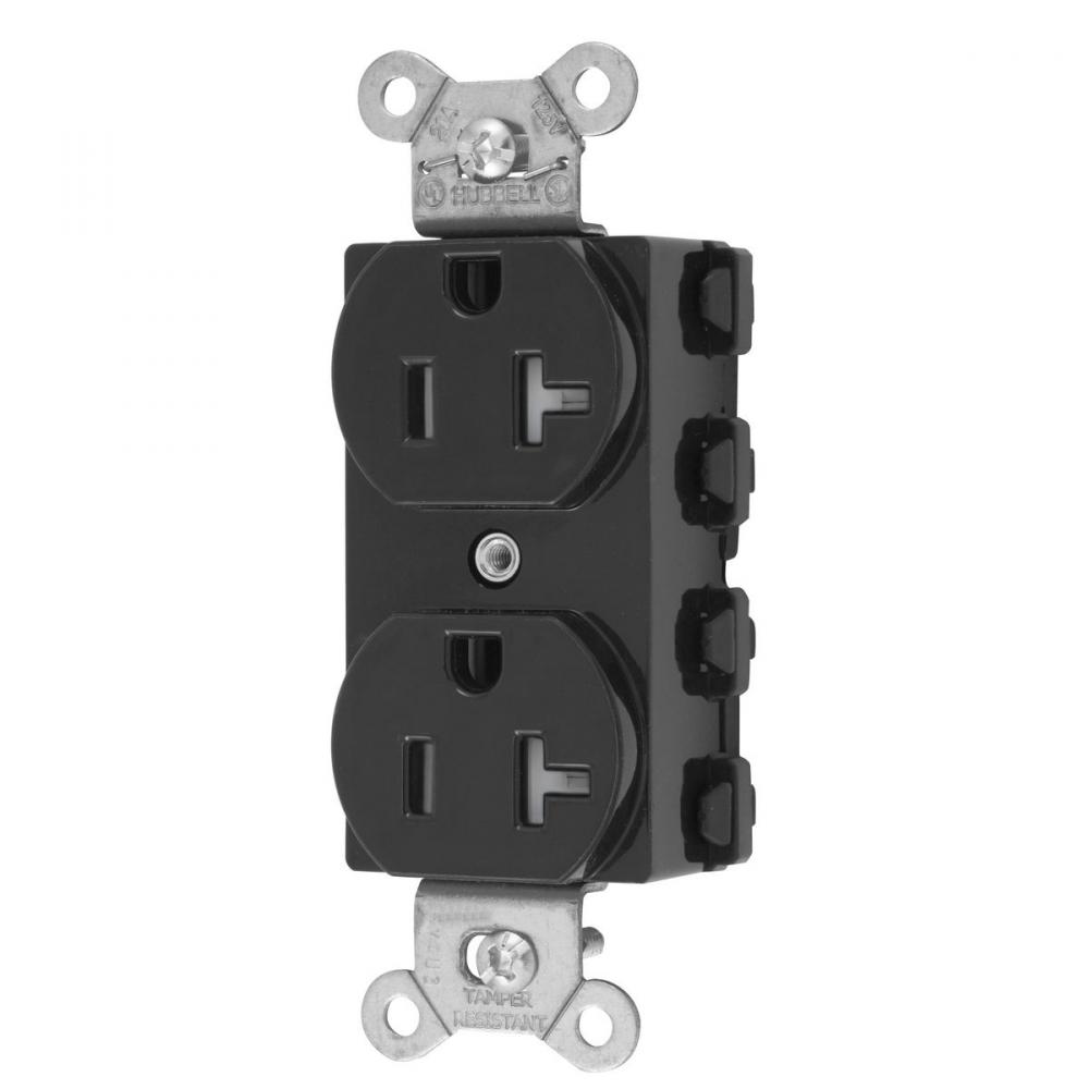 S-CONNECT DUP 20A/125V TR BK