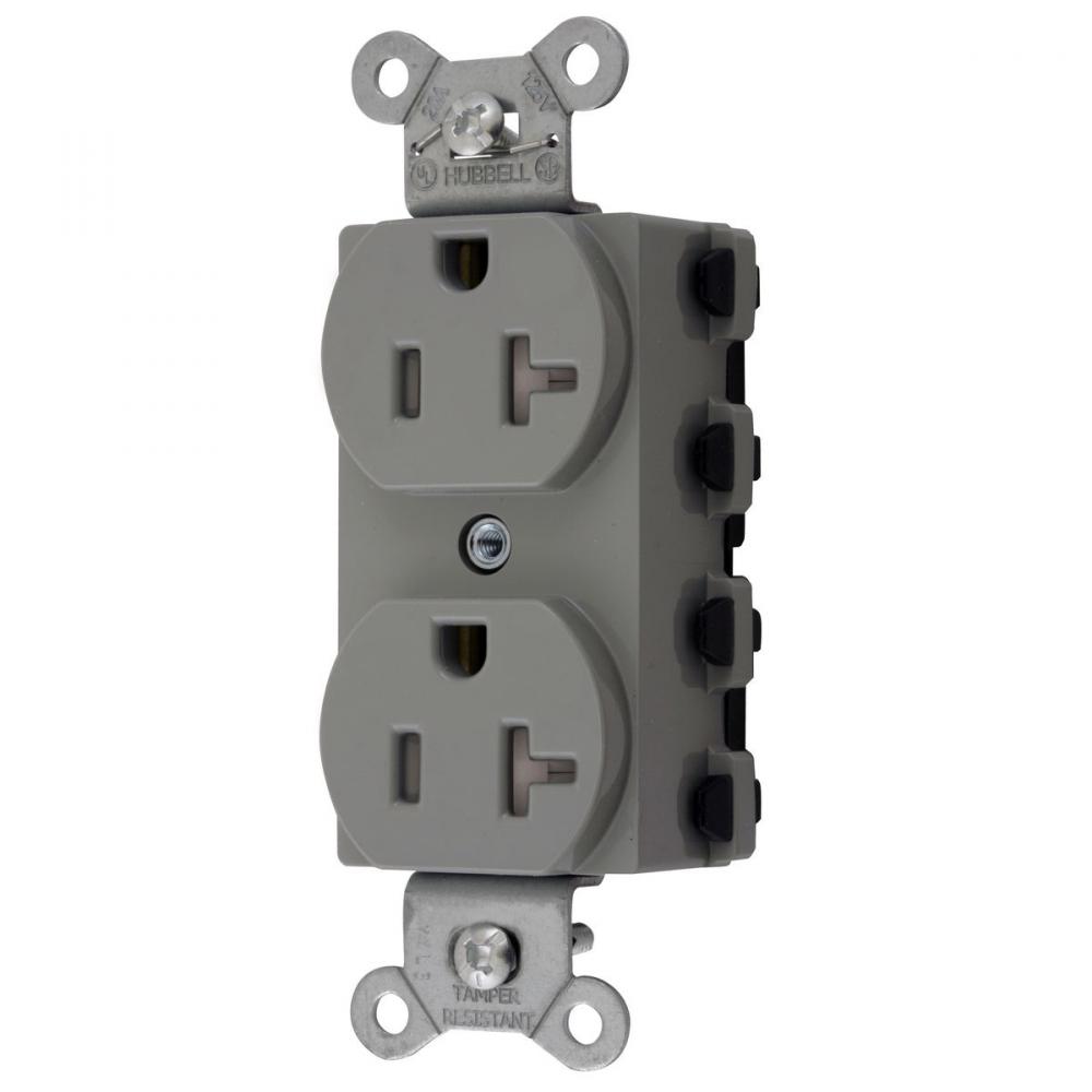 S-CONNECT DUP 20A/125V TR GY