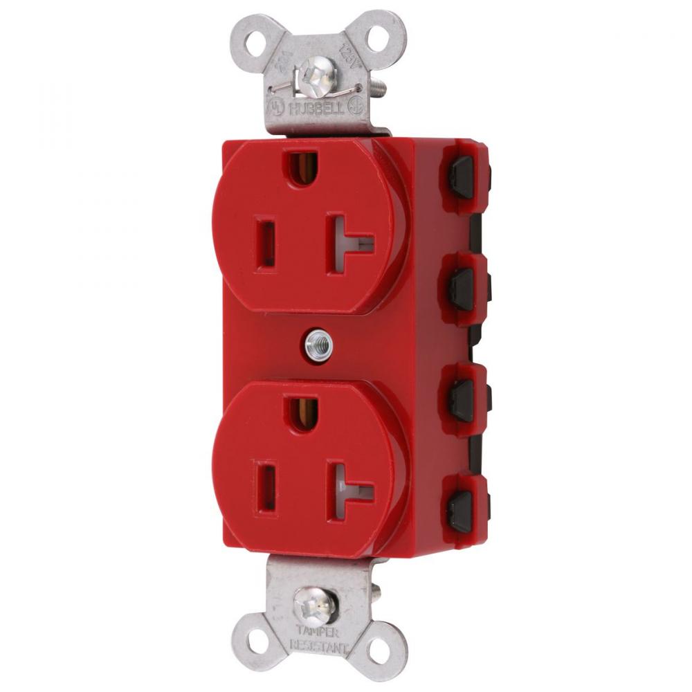 S-CONNECT DUP 20A/125V TR RD