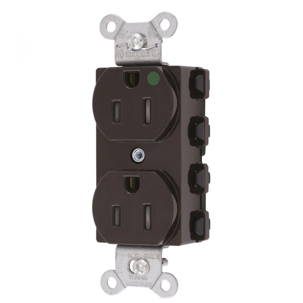 S-CONNECT DUP HG 15A/125V TR BR