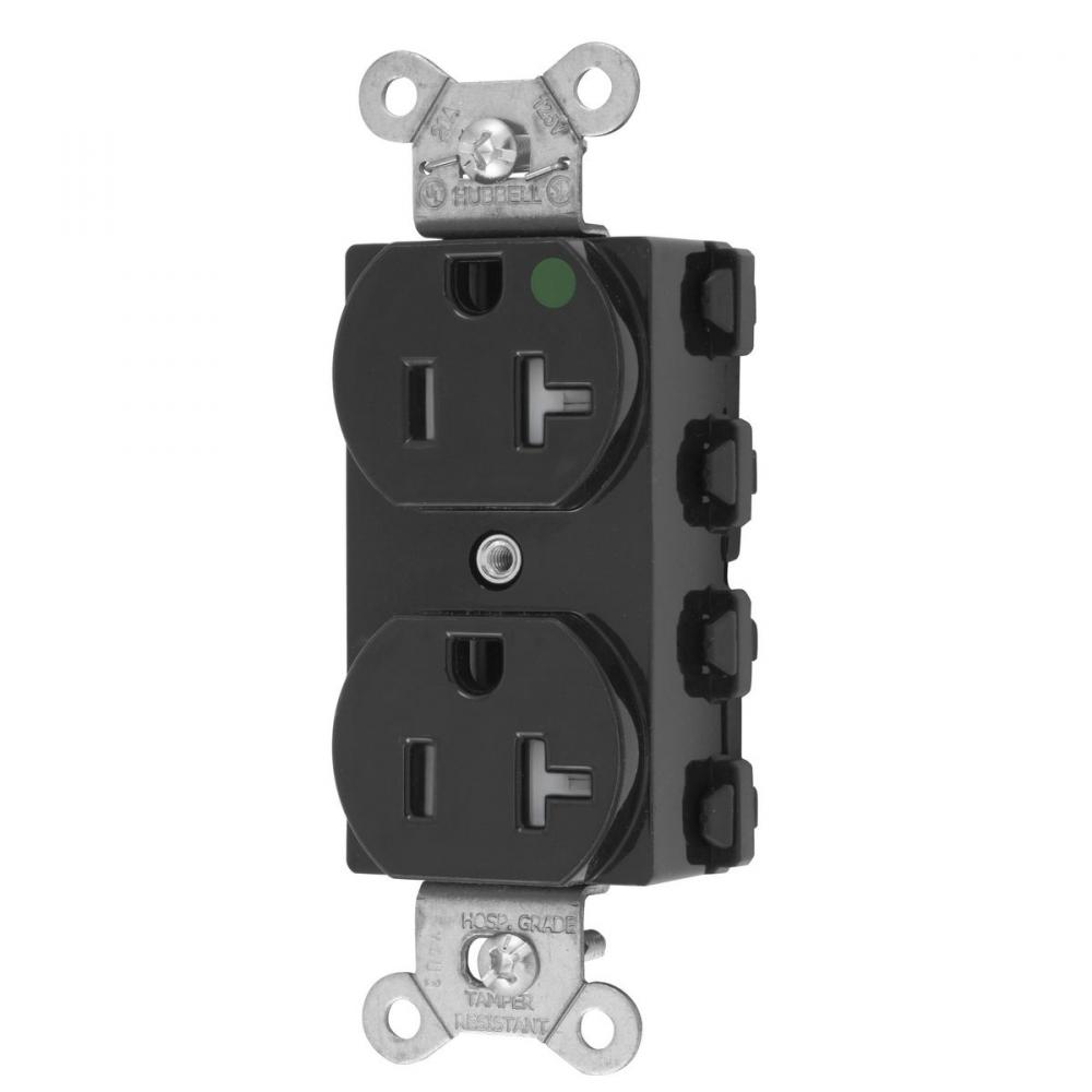 S-CONNECT DUP HG 20A/125V TR BK