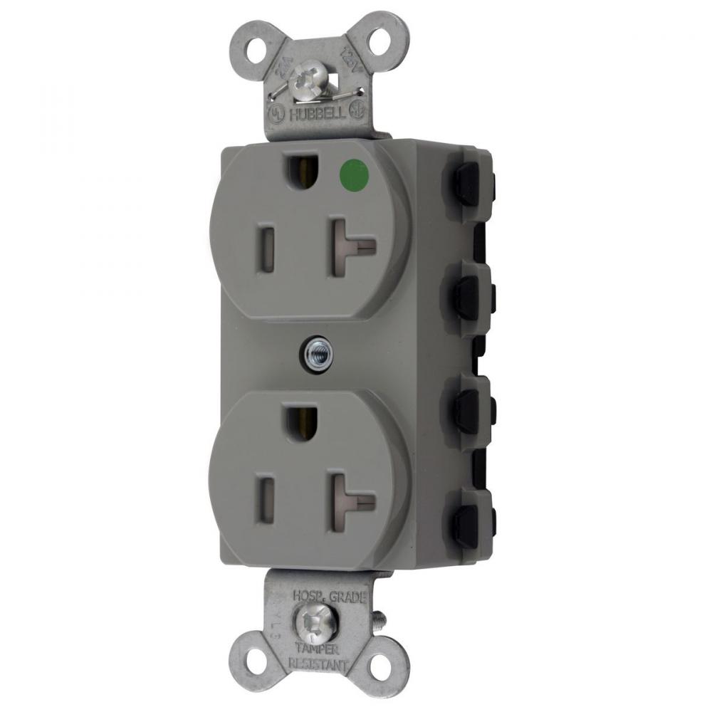 S-CONNECT DUP HG 20A/125V TR GY