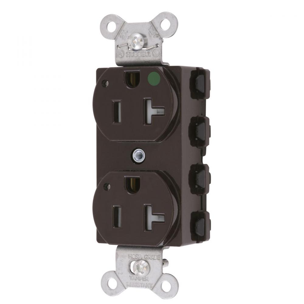 S-CONNECT DUP HG 20A/125V LED TR BR