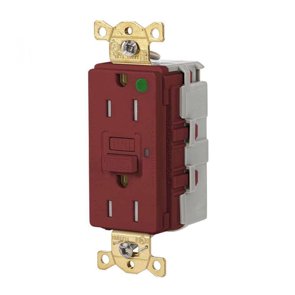 15A 125VAC COM HG TRWR SNAP GFR RED