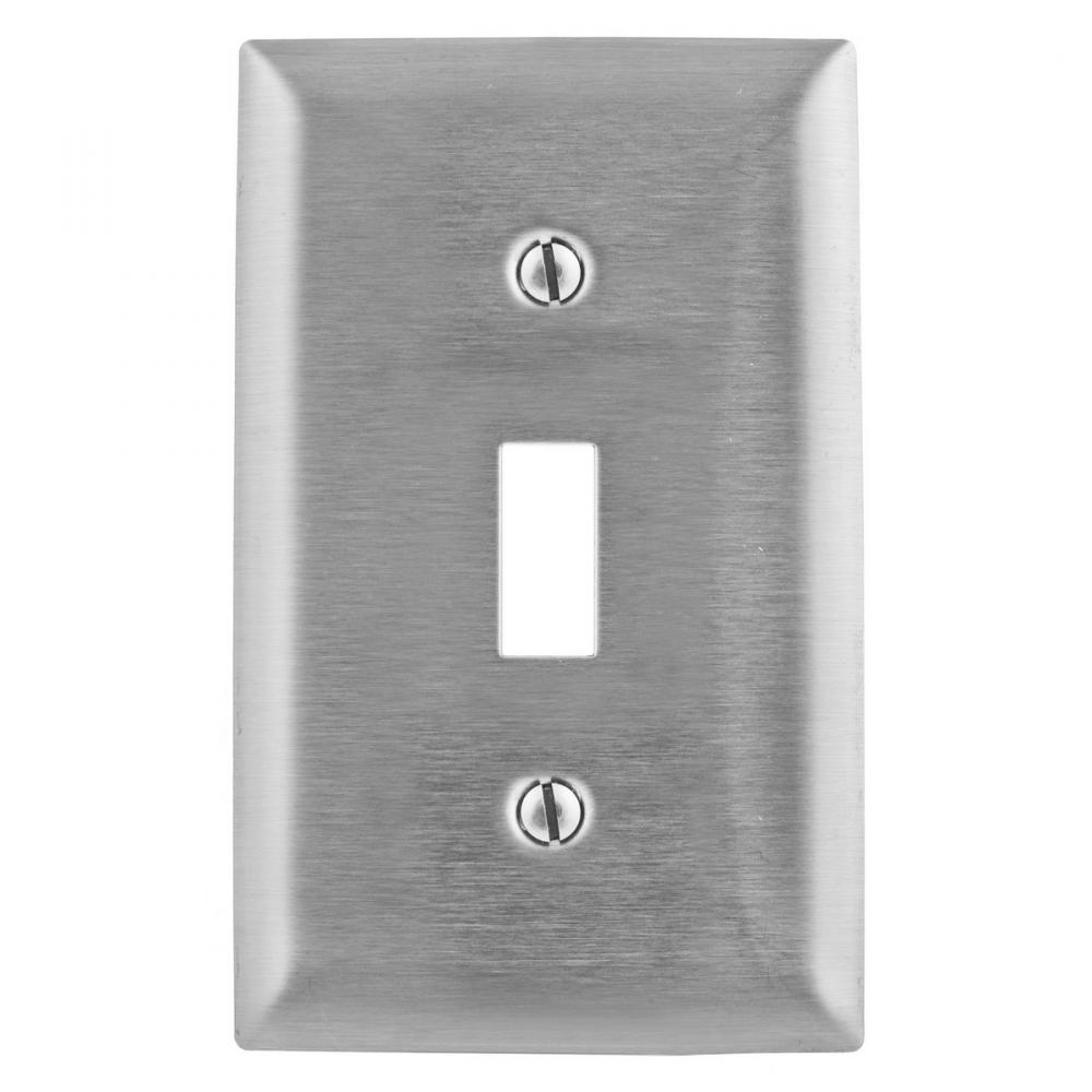 WALLPLATE, JUMBO, 1-G, TOG, SS