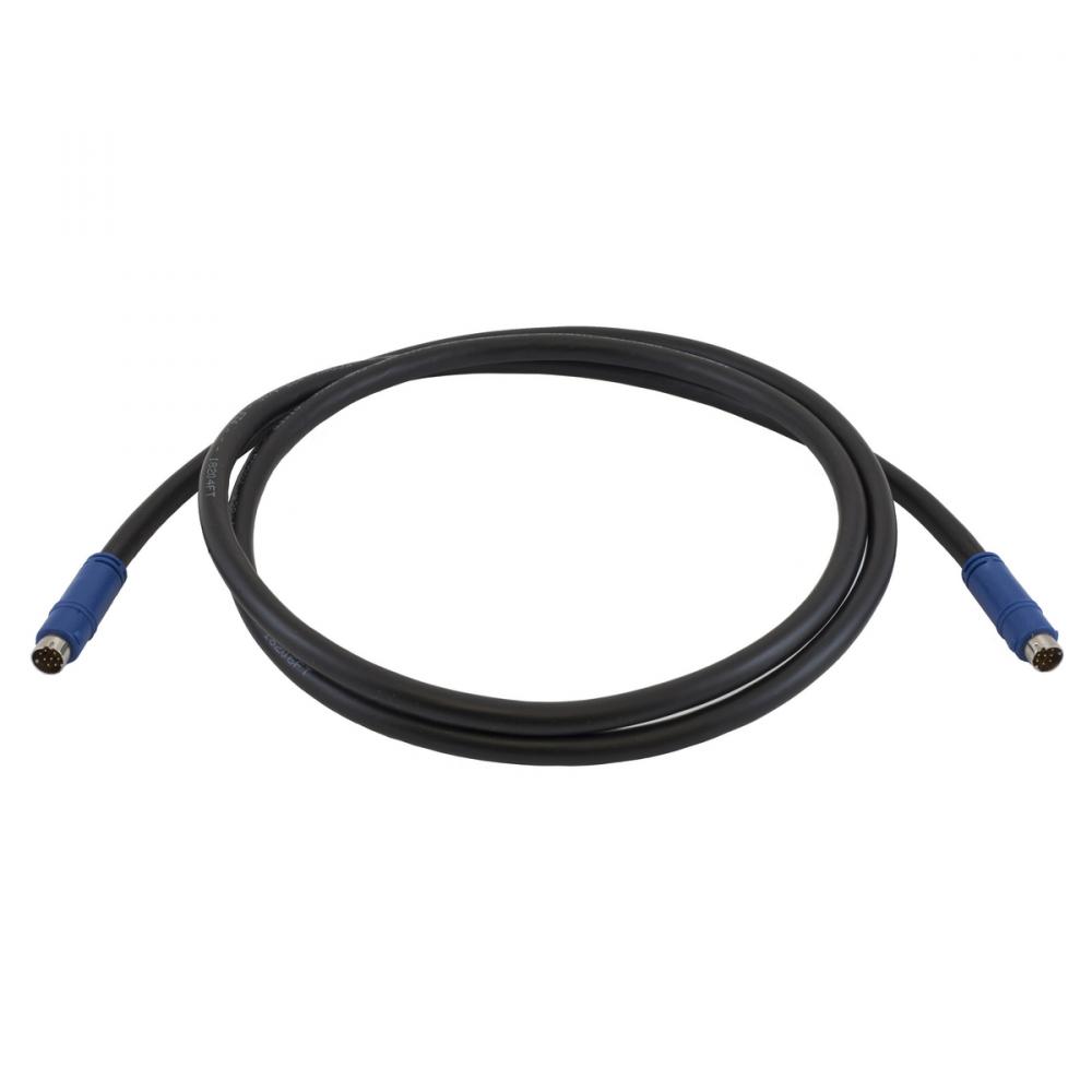 P-CORD, AV,8PIN,PLENUM,35FT,BK