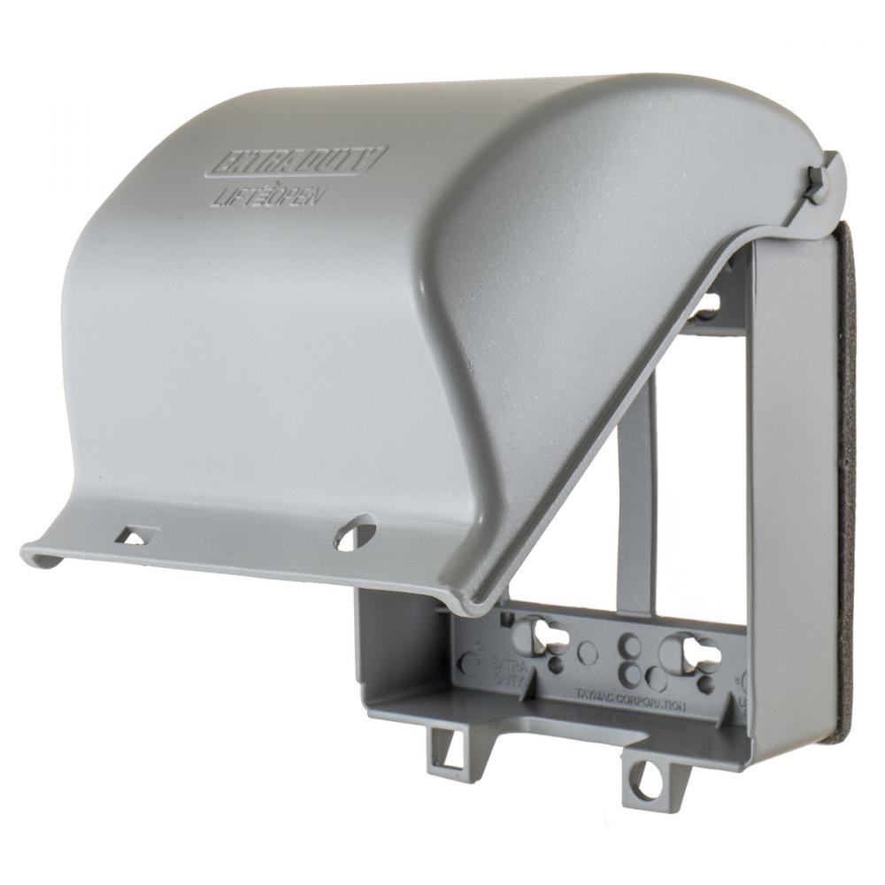2G W/P VERT 55 IN 1 WIV CVR 3 1/2 DP GRY