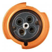 Hubbell Wiring Device-Kellems HBL460C12WP - IEC,CONN, 3P4W, 60A 125/250V4X/IP69K,PIN