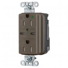 Hubbell Wiring Device-Kellems SNAP8200UC - USB CHG SNAP HG 15A125V DUP 5A PT C, BR