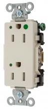 Hubbell Wiring Device-Kellems 2172LALTR - HBL-PRO HG DECO 15A/125V LED TR LA