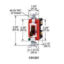 Hubbell Wiring Device-Kellems CS1221W - HBL CS1221W