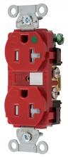 Hubbell Wiring Device-Kellems 8300REDTR - HUBBELL-PRO HG DPLX 20A/125V TR RD
