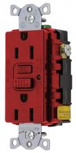 Hubbell Wiring Device-Kellems GF15RLABULK - 15A 125V COM LED GFCI, RD, BULK
