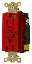 Hubbell Wiring Device-Kellems GFR8200HRLU - 15A 125V HG RED GFCI LED USA