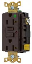 Hubbell Wiring Device-Kellems GFR8300HLU - 20A 125V HG BROWN GFCI LED USA