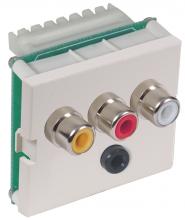 Hubbell Wiring Device-Kellems IMR3511015OW - ISTATION, RCA CMPS,35F,110,1.5U,OW