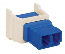 Hubbell Wiring Device-Kellems SFLCGNLA - FIBER, SNAP-FIT,LC DUPLX,GN,P-BZ,LA