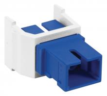 Hubbell Wiring Device-Kellems SFSCGNW - FIBER, SNAP-FIT,SC SMPLX,P-BZ,GN,WH