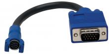 Hubbell Wiring Device-Kellems 15M6P1 - CONN, D-SUB,15 PIN M-8 PIN F,8" TAIL