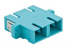 Hubbell Wiring Device-Kellems FASCDSS6AQ - FIBER, ADAPT,SC DUPLX,SCRMT,ZIRC,6/PK,AQ
