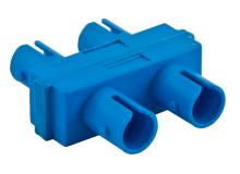 Hubbell Wiring Device-Kellems FASTDSS6 - FIBER, ADPT,ST DUPLX,SCRMT,ZIRC,6/PK,BL