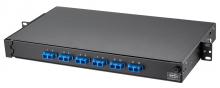 Hubbell Wiring Device-Kellems FPR012SCM - FIBER, RACKMNT PNL,W/6 SC DUP,P-BZ,12PT