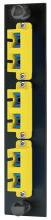 Hubbell Wiring Device-Kellems FSPSCDS3Y - FIBER, ADAPT PNL,6P,3SC DUPLX,ZIRC,YL
