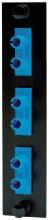 Hubbell Wiring Device-Kellems FSPSCSTDS3 - FIBER, ADAPT PNL,6P,3SCST,DUPLX,ZIRC,BL