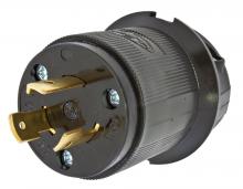 Hubbell Wiring Device-Kellems HBL2321BKM2 - LKG S/SHRD PLUG, 20A 250V, SOLOTECH