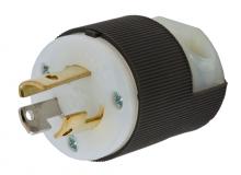 Hubbell Wiring Device-Kellems HBL4770CM3 - LKG PLUG, 15A 277V, L7-15P, B/W,BULK 100